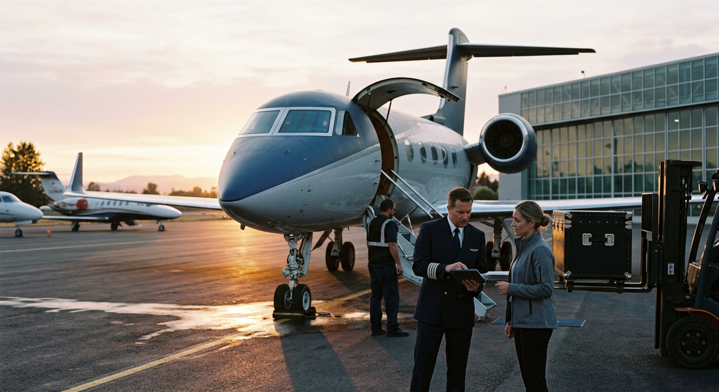 Streamlined Global Freight Solutions: Elevating Cargo with Private Aviation